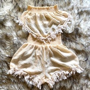 Sheer beach cover short set